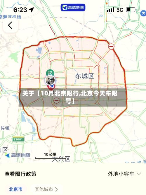 关于【10月北京限行,北京今天车限号】