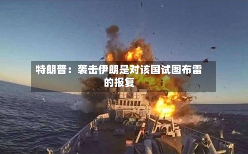 特朗普：袭击伊朗是对该国试图布雷的报复
