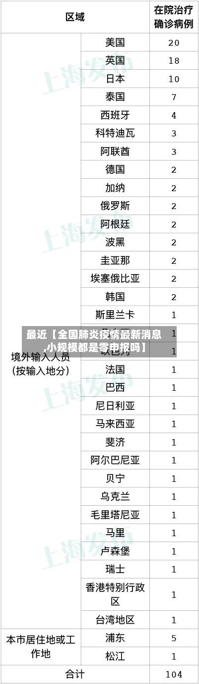 最近【全国肺炎疫情最新消息,小规模都是零申报吗】-第3张图片
