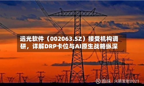 远光软件（002063.SZ）接受机构调研，详解DRP卡位与AI原生战略纵深-第2张图片