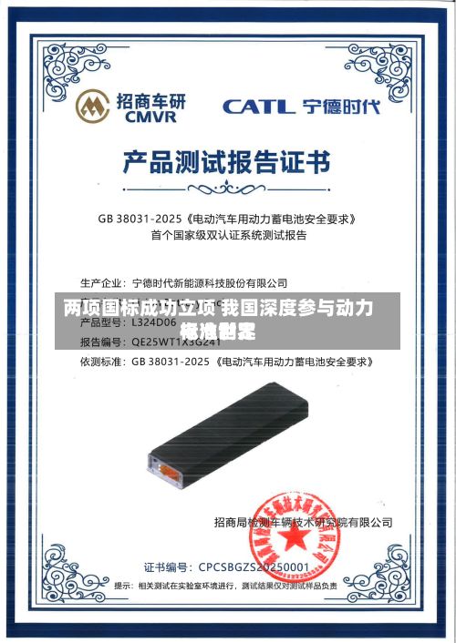 两项国标成功立项 我国深度参与动力电池世界标准制定-第2张图片
