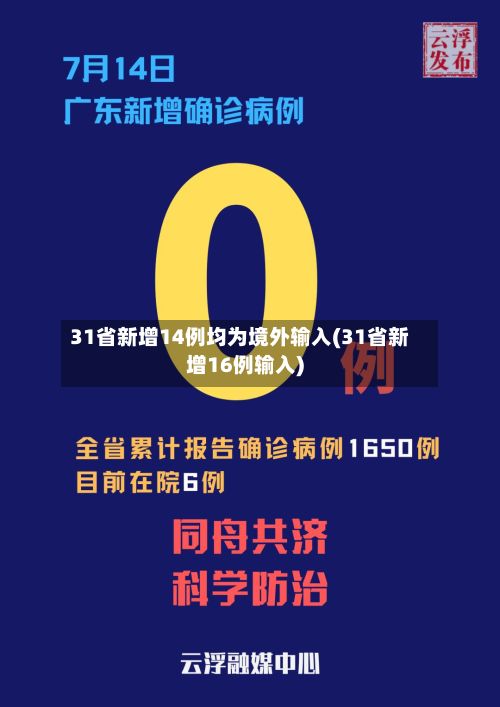 31省新增14例均为境外输入(31省新增16例输入)-第2张图片