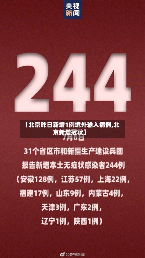 【北京昨日新增1例境外输入病例,北京新增冠状】-第2张图片