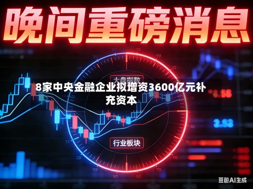 8家中央金融企业拟增资3600亿元补充资本-第2张图片