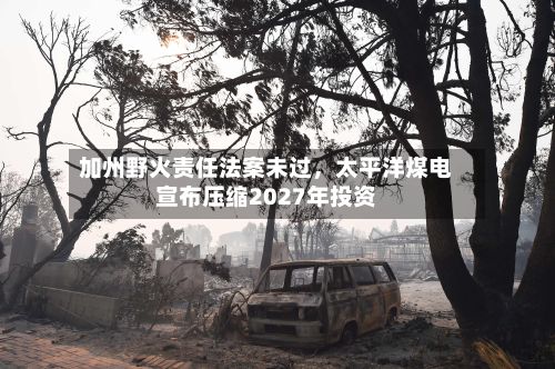 加州野火责任法案未过，太平洋煤电宣布压缩2027年投资-第2张图片