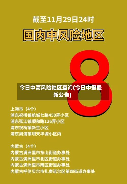 今日中高风险地区查询(今日中报最新公告)-第2张图片