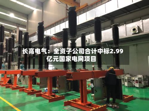 长高电气:全资子公司合计中标2.99亿元国家电网项目