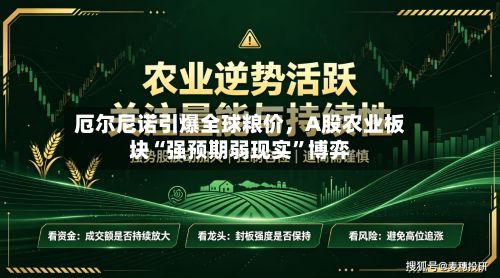 厄尔尼诺引爆全球粮价，A股农业板块“强预期弱现实	”博弈-第3张图片
