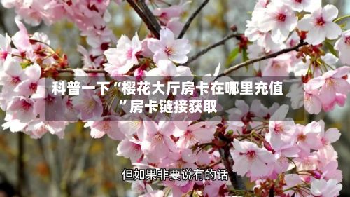 科普一下“樱花大厅房卡在哪里充值”房卡链接获取-第2张图片