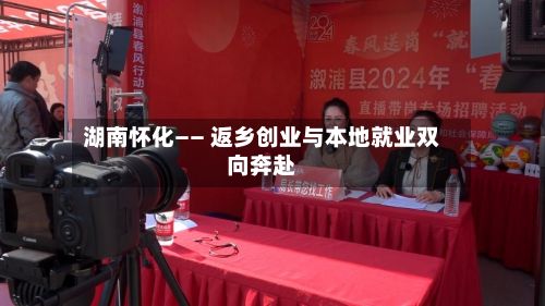 湖南怀化—— 返乡创业与本地就业双向奔赴