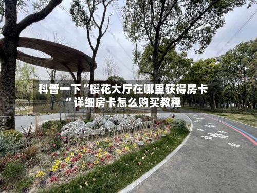 科普一下“樱花大厅在哪里获得房卡”详细房卡怎么购买教程-第2张图片