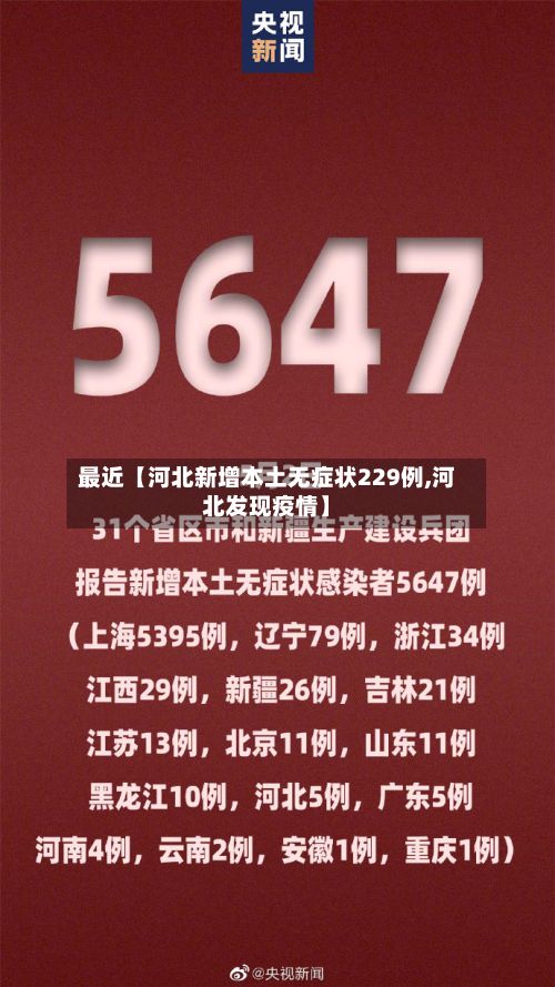 最近【河北新增本土无症状229例,河北发现疫情】-第2张图片