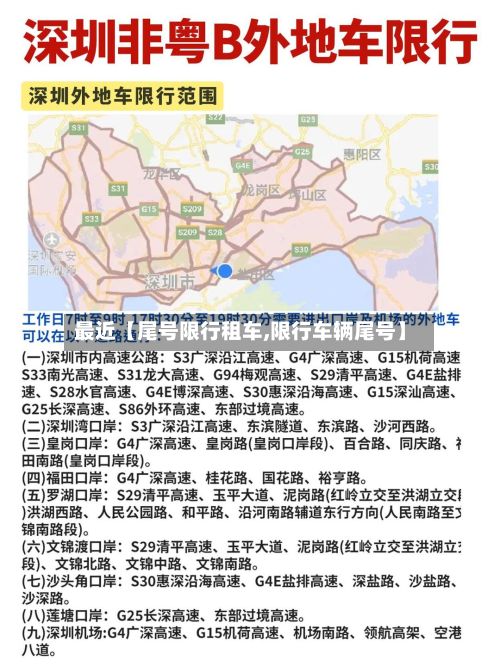 最近【尾号限行租车,限行车辆尾号】