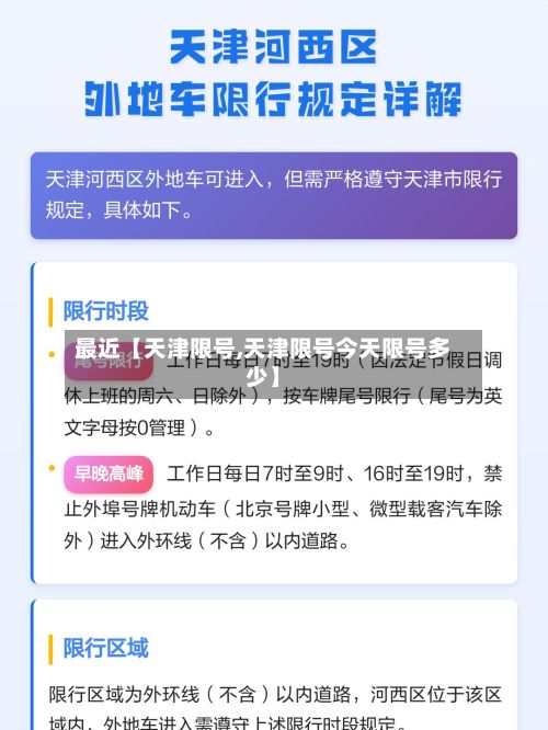最近【天津限号,天津限号今天限号多少】