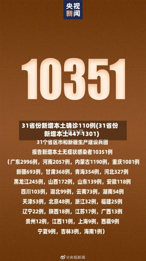 31省份新增本土确诊110例(31省份新增本土447 1301)-第2张图片