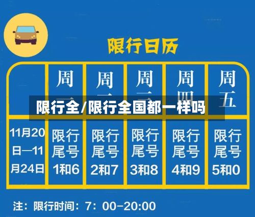 限行全/限行全国都一样吗-第2张图片