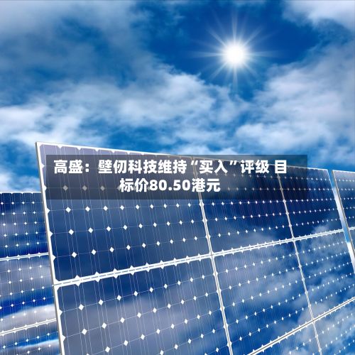 高盛：壁仞科技维持“买入”评级 目标价80.50港元-第2张图片