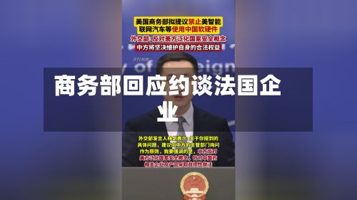 商务部回应约谈法国企业