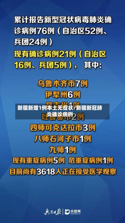 新疆新增1例本土无症状/新疆新冠肺炎确诊病例-第3张图片