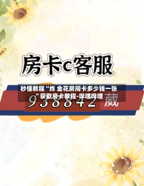 秒懂教程“炸 金花房间卡多少钱一张”获取房卡教程-哔哩哔哩-第2张图片