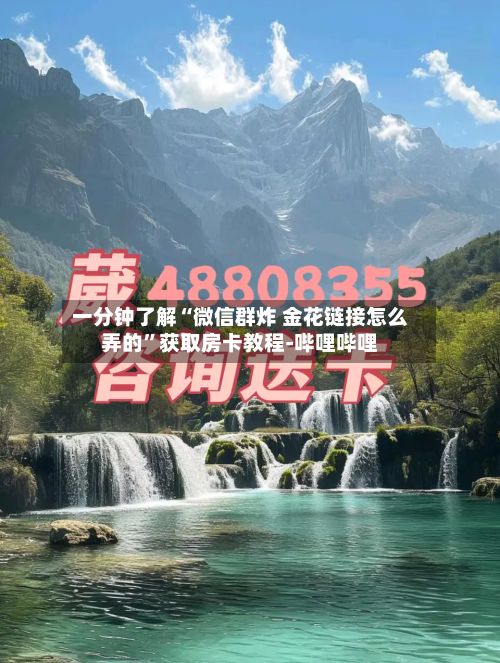 一分钟了解“微信群炸 金花链接怎么弄的”获取房卡教程-哔哩哔哩-第3张图片