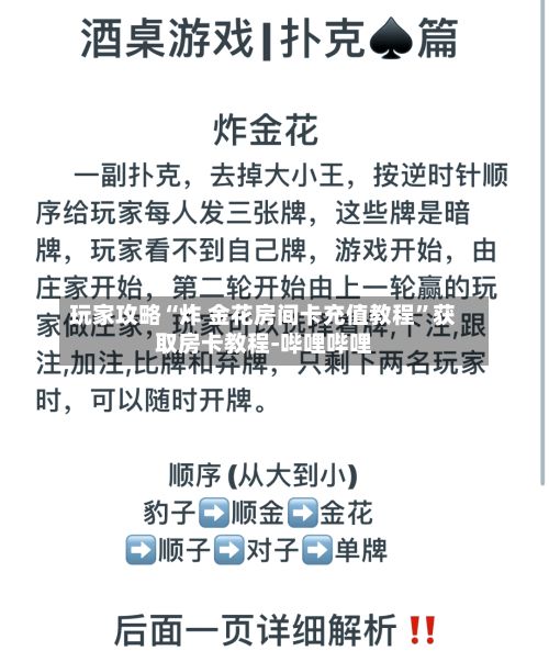 玩家攻略“炸 金花房间卡充值教程	”获取房卡教程-哔哩哔哩-第2张图片