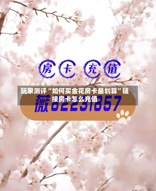 玩家测评“如何买金花房卡最划算”链接房卡怎么充值