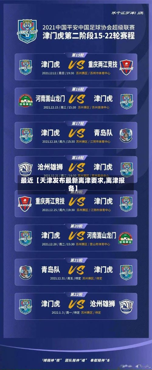 最近【天津发布最新离津要求,离津报备】-第3张图片