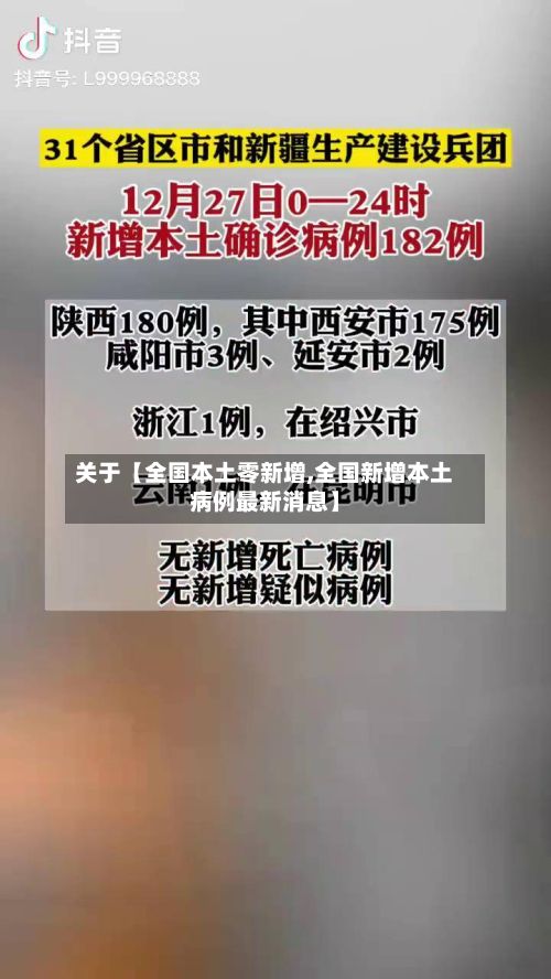 关于【全国本土零新增,全国新增本土病例最新消息】