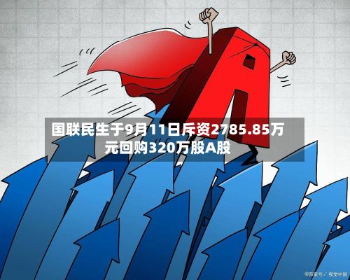 国联民生于9月11日斥资2785.85万元回购320万股A股-第2张图片
