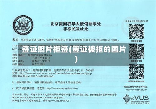 签证照片拒签(签证被拒的图片)
