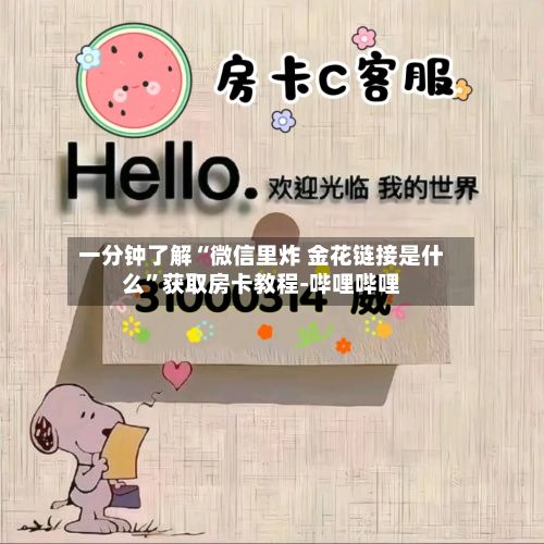 一分钟了解“微信里炸 金花链接是什么	”获取房卡教程-哔哩哔哩-第3张图片