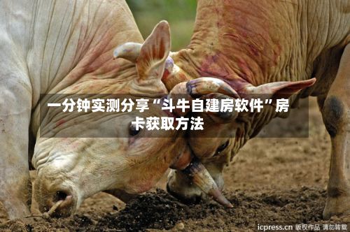 一分钟实测分享“斗牛自建房软件	”房卡获取方法-第3张图片