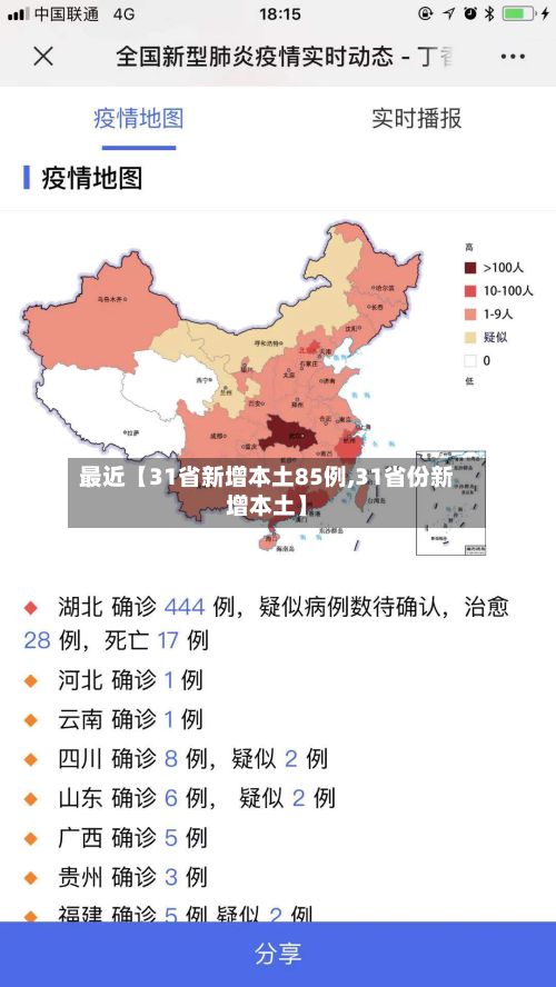 最近【31省新增本土85例,31省份新增本土】-第2张图片