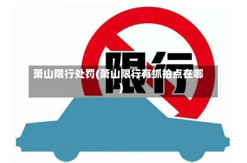 萧山限行处罚(萧山限行有抓拍点在哪)-第2张图片