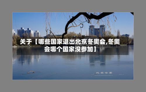 关于【哪些国家退出北京冬奥会,冬奥会哪个国家没参加】-第2张图片