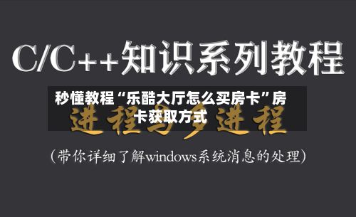 秒懂教程“乐酷大厅怎么买房卡”房卡获取方式-第3张图片