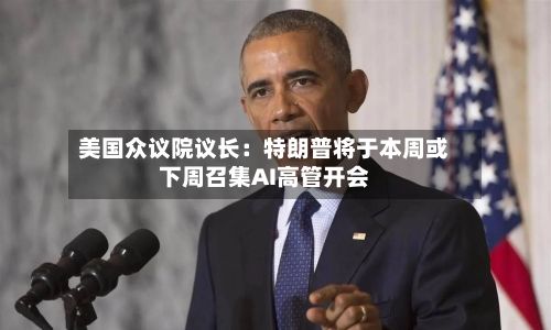 美国众议院议长:特朗普将于本周或下周召集AI高管开会
