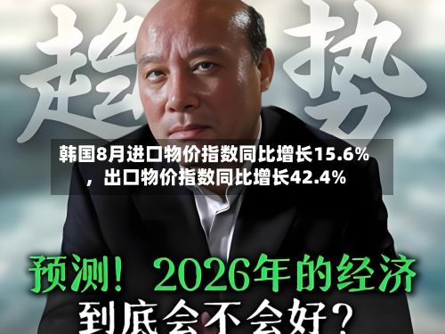 韩国8月进口物价指数同比增长15.6%	，出口物价指数同比增长42.4%-第2张图片