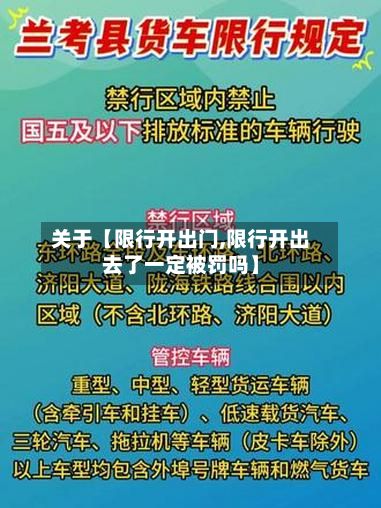 关于【限行开出门,限行开出去了一定被罚吗】